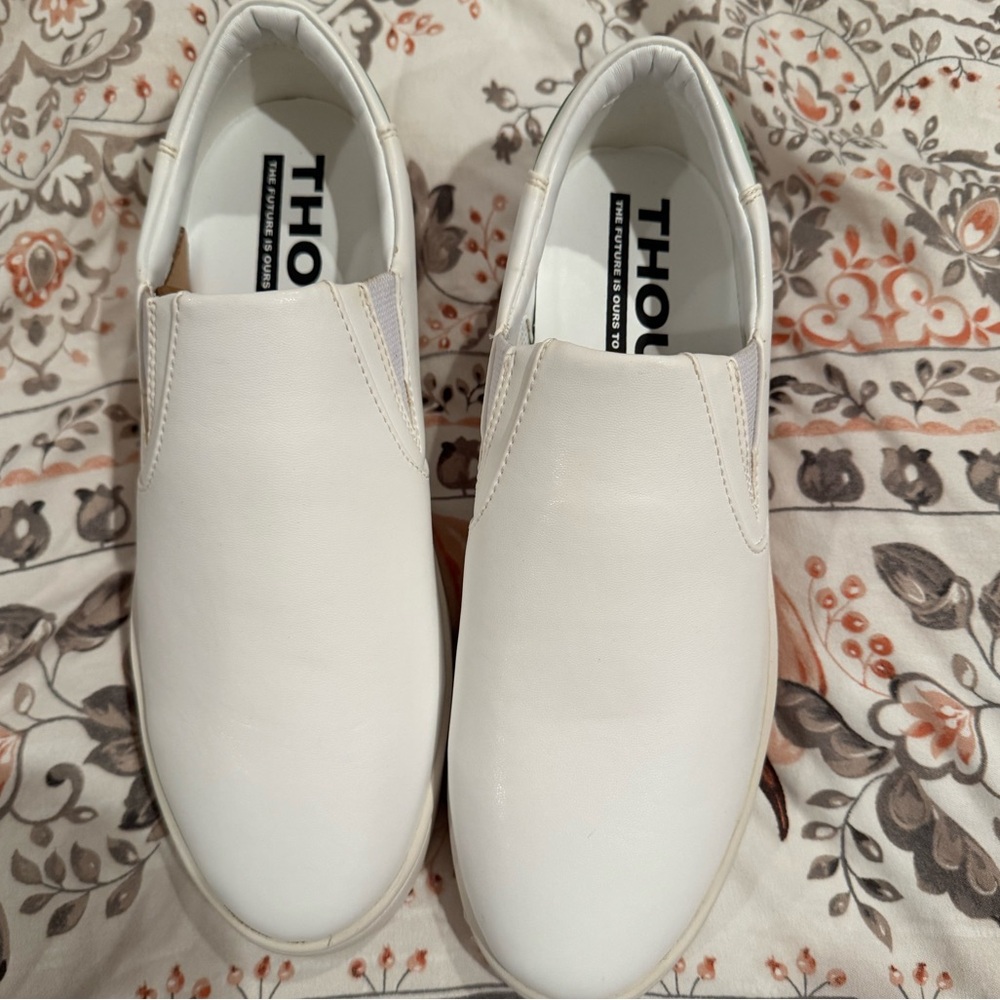 White Slip-On Shoes